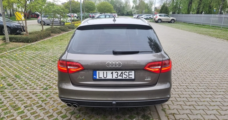 Audi A4 cena 47900 przebieg: 212300, rok produkcji 2014 z Lublin małe 742